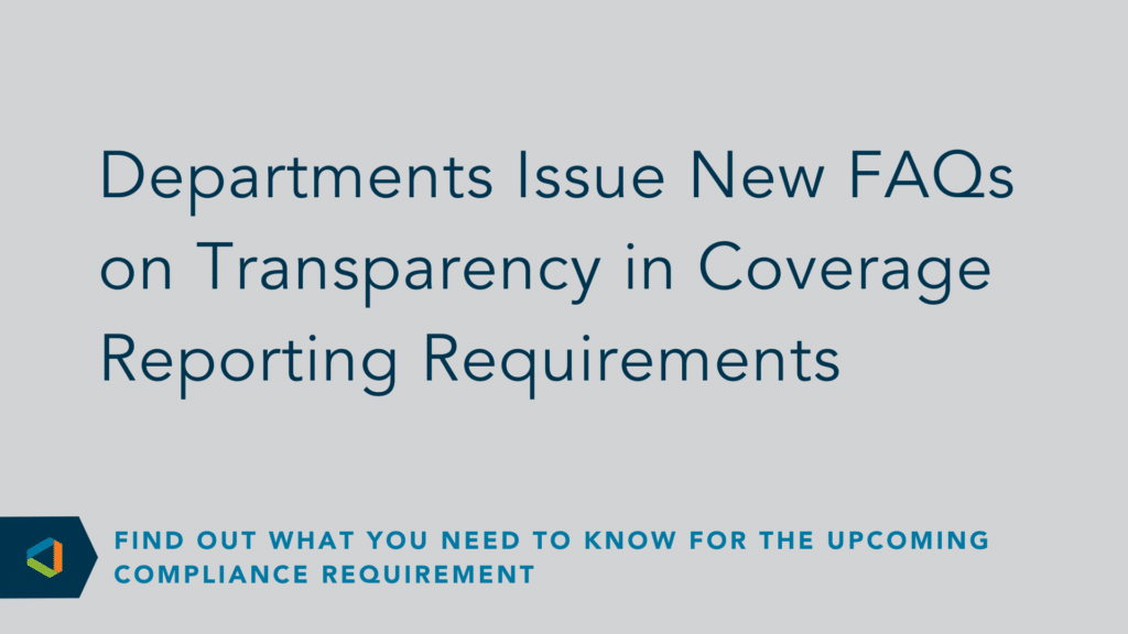 各部门发布关于覆盖率报告要求透明度的新常见问题